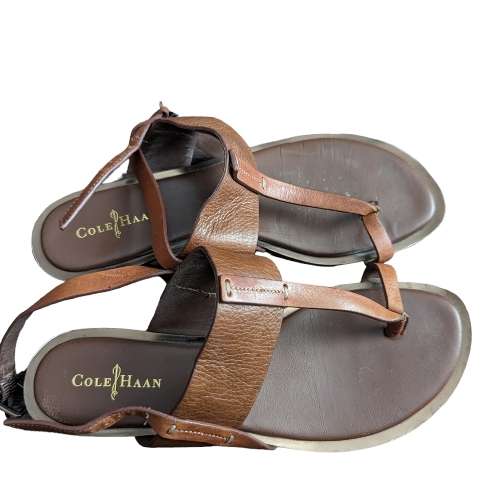 Cole Haan Leather Sandals - Picture 2 of 5